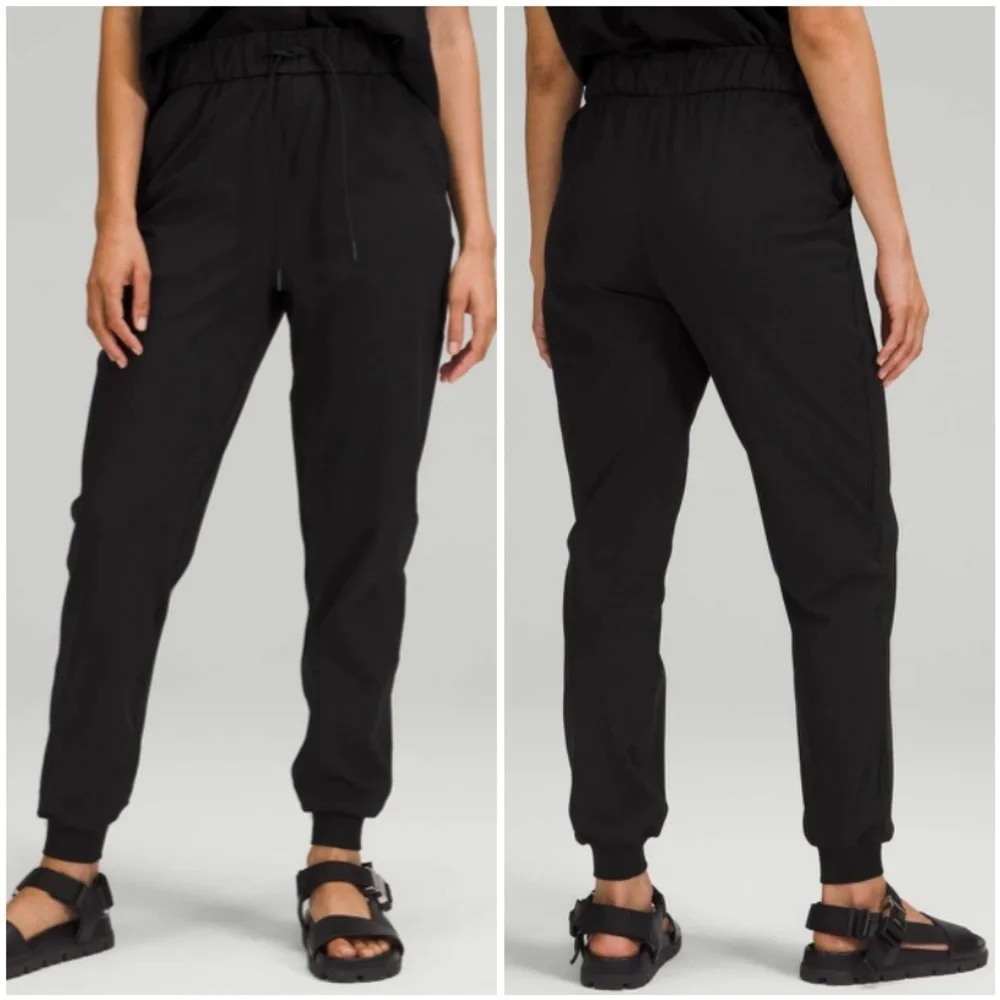 Lululemon Stretch High-Rise Jogger Size 4 Black W5DQDS